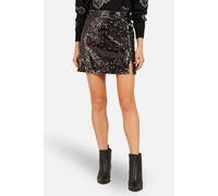 Yumi Women's Black Sequin Mini Skirt | Size: 10