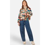 Yumi Women's Floral Woven Bomber Jacket | Size: 12 Yumi Multicolor 12