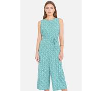 Yumi Women's Green Ditsy Culotte Jumpsuit | Size: 12 Yumi Green 12