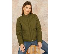 Yumi Women's Green Short Quilted Jacket | Size: 10 Yumi Green 10