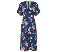 Yumi Womens/Ladies Floral Pattern Kimono Sleeve Wrap Dress GT37490