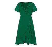 Yumi Womens/Ladies Frill V Neck Wrap Dress GT40367