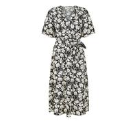 Yumi Womens/Ladies V Neck Wrap Dress10 UK Black GT36820