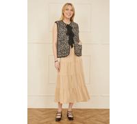 Yumi Women's Stone Midi Boho Skirt | Size: 8 Yumi Stone 8