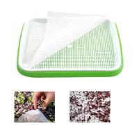 YumiDaya 1 x Germinating Growing Sheets, Hydroponic Growing Silicone Mats. Fit for Plant Germination Tray and Mesh Sprouting Trays, Indoor Trays Not Included (2)