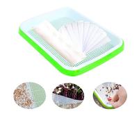 YumiDaya 16pcs Germinating Growing Sheets,Hydroponic Growing Silicone Mats. Fit for Plant Germination Tray and Mesh Sprouting Trays,Trays NOT Included (8.26 * 78")