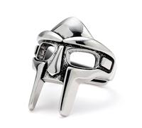 Yumikoo DOOM Men's Mesh Ring Adjustable Ring Gladiator Style Titanium, Brass