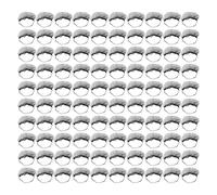 YUMILI 100pcs Beard Guards Dispoable Nylon Elastic Breathable Latex Beard Protector Nets (Black)