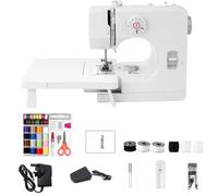YUMILI 12 Stitches Electric Sewing Machine, Household Sewing Mini Machine with Extension Table, Upgraded 725 Sewing Machine for Beginners with Extension Table and Sewing Kit, UK