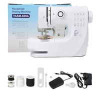 YUMILI 12 Stitches Sewing Machine, 609A Household Mini Sewing Machine Beginner Sewing Small Machine with Foot Pedal UK