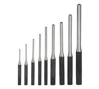 YUMILI 9Pcs Roll Pin Punch Set, Steel Hand Pin Remover Tool Center Punch Tool Kit Steel Pin Punch Set with Storage Pouch for Automotive, Watches Repair, Jewelry