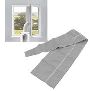 YUMILI Air Conditioner Window Seal, Portable AC Windows Vent Kit 300cm for Mobile Air Con, Air Conditioning Window Cover with Zip and Adhesive Tape