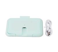 YUMILI Baby Wipe Warmer Portable Even Heating Constant Temperature Ultrathin USB Wipe Warm Dispenser Light Blue