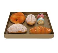 YUMILI Baking Sheet Pan, Gold Aluminum Alloy Square Shape Non-Stick Baking Tray DIY Bread Pizza Oven Tray Baking Tool for Ice Cream Cake, Cheese Cake, 28x28x3cm