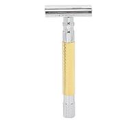 YUMILI Double Safety Long Handle Zinc Alloy Manual Safety Men Shaver Without (Gold)
