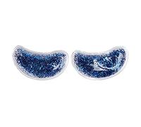 YUMILI Eye Gel Ice Pack Relieve Fatigue Dark Circles Reusable Eye Gel Pad for Hot Cold Therapeutics (blue)