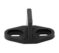 YUMILI Floor Guide - Coated Plastic Floor Guide Adjustable Floor Guide for Sliding Doors, Barn Gate Lower Gate, Hardware Accessories, Black