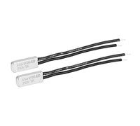 YUMILI KSD9700 Thermostat, N.C 5A Metal Temperature Controller, Normally Closed Temperature Control Switch, Thermal Switch 2 pcs (80℃)