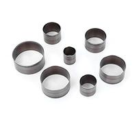 YUMILI Leather Craft Mold, Circular Puncher, Craft Cutting Tool, 7 Pcs Leather Punching Tool Circular Puncher Punch Die for Leather Treatment, 20/25/30/35/40/45/50mm