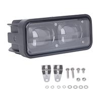 YUMILI LED Forklift Safety Light High Brightness Double Lens Warning Safety Lamp Robust Aluminum Alloy Construction Easy Installation for Forklifts DC12V 30W 6000K (Blue)