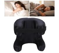 YUMILI Memory Foam Silk Pillow Ergonomic Beauty Pillow for Back Sleepers Anti Aging Smooth Skin Support Breathable and Comfortable for Deep Sleep