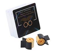 YUMILI Moustache Roller - Beard Styling Tool for Perfect Handlebar Shape Including 2 Wooden Wheels & Clips, Lightweight & Portable Beard Training Kit for Men (Ideal for Dads, Husband & Friends)