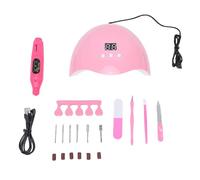 YUMILI Nail Art Kit Manicure Curing Light Electric Nail Drill Finger Separator Complete Nail Art Set for Beginners DIY Gift