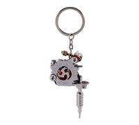 YUMILI Portable Mini ink Machine - Zinc Alloy ink Supply Guns Keychain, Real Coils Pendant Ornament (Durable, Lightweight, Unique Decor)