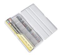 YUMILI Professional Nail Drill Bit Set, 30Pcs, Suitable for Manicure Tools, Grinding, Polishing, Carving, DIY Nail Art at Home