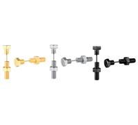 Yumilok 3 Pairs Screw Studs Earrings for Women Men Stainless Steel Set screw Earrings