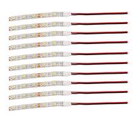 YUMIN 10Pcs 10Cm Waterproof White 5050 Led Strip Lights Dc 12V Caravan Boat Car