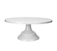 Yumin 12 Inch Iron Round Cake Stand Cake Plate Pedestal Dessert Holder Wedding Birthday -White