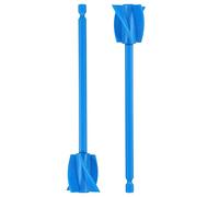 YUMIN 2 Pack Resin Mixer Paddles,Epoxy Mixer Attachment for Drill, Reusable Paint Mixer,for Epoxy Resin,Ceramic Glaze,Silicone