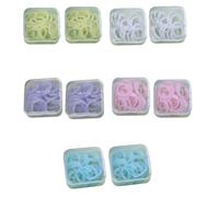 YUMIN 200 Pieces Plastic Books Binding Discs Discbound Expansion Discs Binder Rings Book Rings for DIY Notebook Planners 15mm