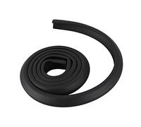 YUMIN 2M Children Protection Table Strip Glass Edge Furniture Horror Crash Bar Foam Bumper Collision (Black)