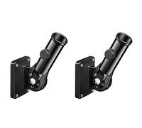 YUMIN 2X Flag Pole Holder Mounting Bracket Adjustable Flagpole Rod Hitch Bracket Multi-Position Flag Pole Mounting Bracket