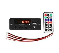 Yumin 2X25W 50W Amplifier MP3 Player Decoder Board 5V-12V Bluetooth 5.0 Car FM Radio Module Support TF USB AUX Player Decoder
