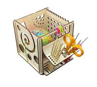 Yumin All-In-1 Wooden Yarn Bowl Multifunctional Knitting Tool, Multi Wooden Yarn Bowl, Yarn Storage Organizer Accessories