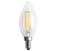 YUMIN Dimmable E12 4W COB Candle Flame Filament LED Light Bulb Lamp 10 * 3.5cm