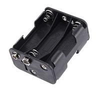 Yumin Double Side Spring 6 x 1.5 V AA Battery Holder Case Box Black