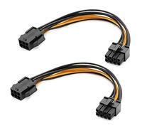 YUMIN Graphics Card 6 Pin to 8 Pin PCIe Adapter Power Cable (GPU Video Graphics Card Power Cable) 7.8 Inch
