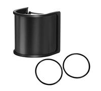 Yumin Microphone Filter, Mic Screen with Metal Mesh and Foam Filter, Noise Microphone Accessories