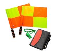 Yumin Referee Kit Checkered Flags Wallet Notebook with Red Yellow Card and