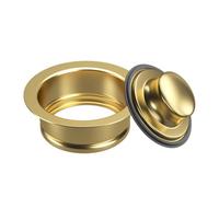 YUMIN Sink Garbage Disposal Flange and Stopper, Universal Flange Fit for 3-1/2 Inch Standard Sink Drain Hole, Sink Accessories