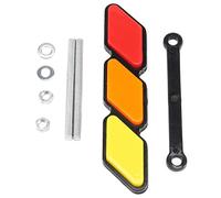 Yumin Tri-Color Grille Badge Emblem Decoration Car Truck Label for -