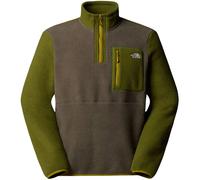 Yumiori 1/4 Zip Fleece Jacket - Taupe Green S