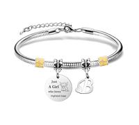 Yumioxa Highland Cows Just A Girl Who Loves Highland Cows Women Bracelets Girl Birthday Love Nature Highland Cows Jewellery Gift Birthday Christmas Nature Cow Bracelets for Her(B)