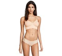 Yummie Women's Audrey Unlined Bralette Outlast Seamless Bra, Opaque, Frappe, L/XL