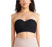 Yummie Women's Peyton Seamless Wire Free Strapless Convertible Bra, Black, XS