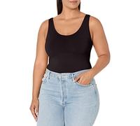 Yummie Women's Seamless Reversible Shapewear Tank Top, Black, Small/Medium